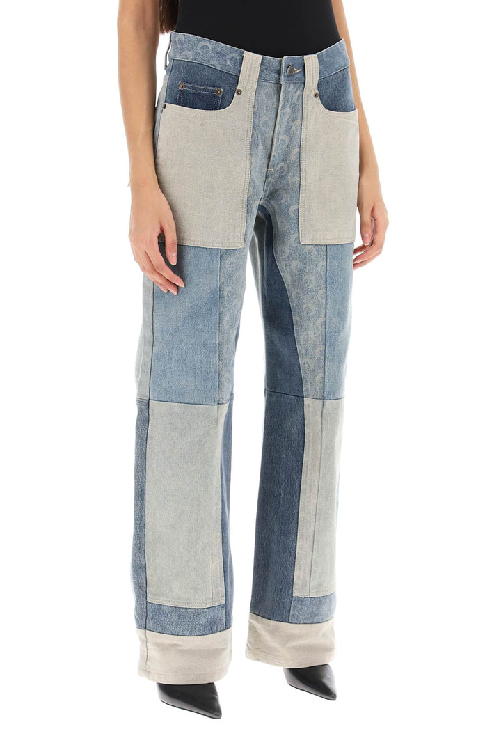 Regenerated Wide Leg Jeans - Marine Serre - Women