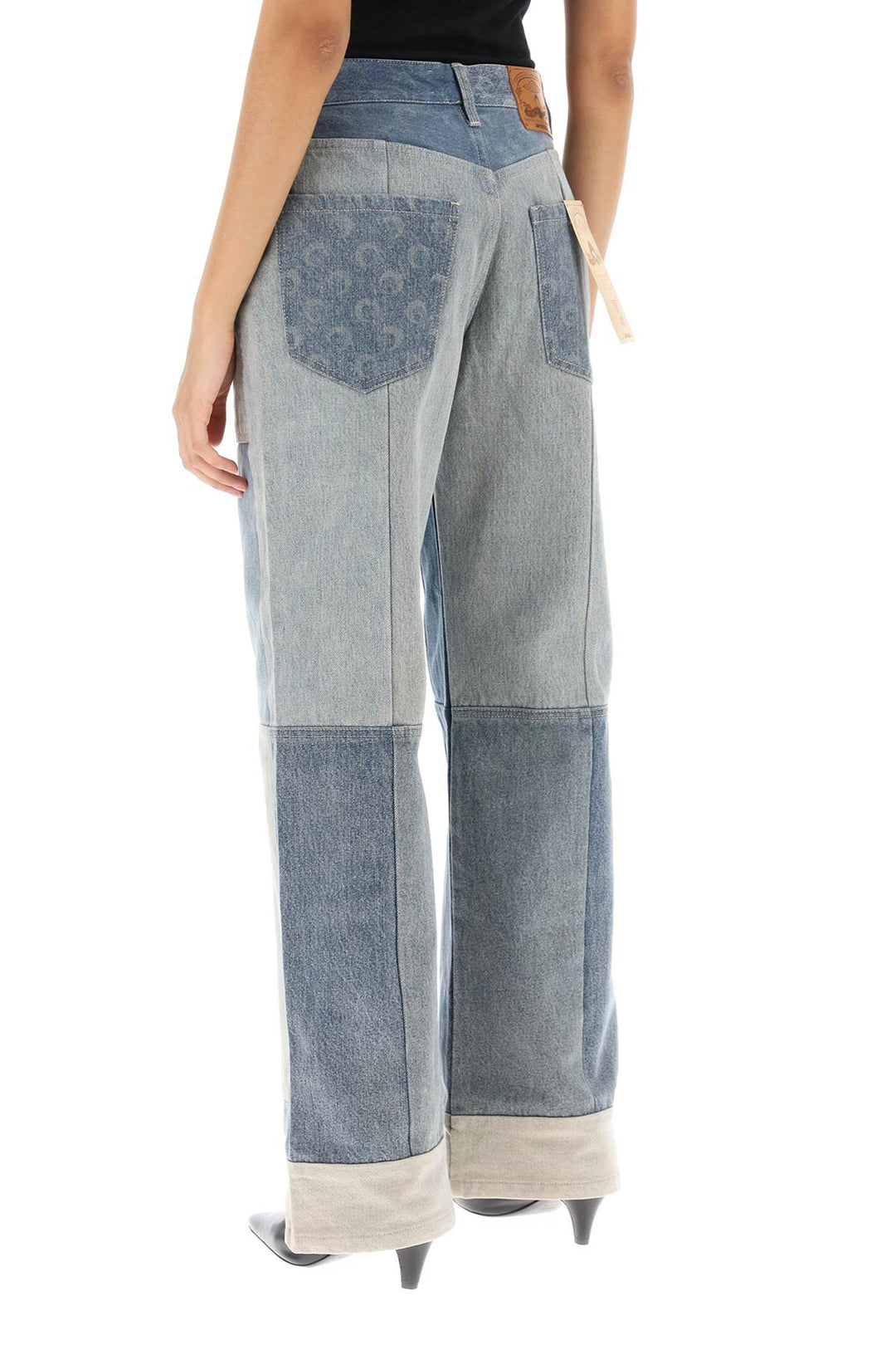 Regenerated Wide Leg Jeans - Marine Serre - Women