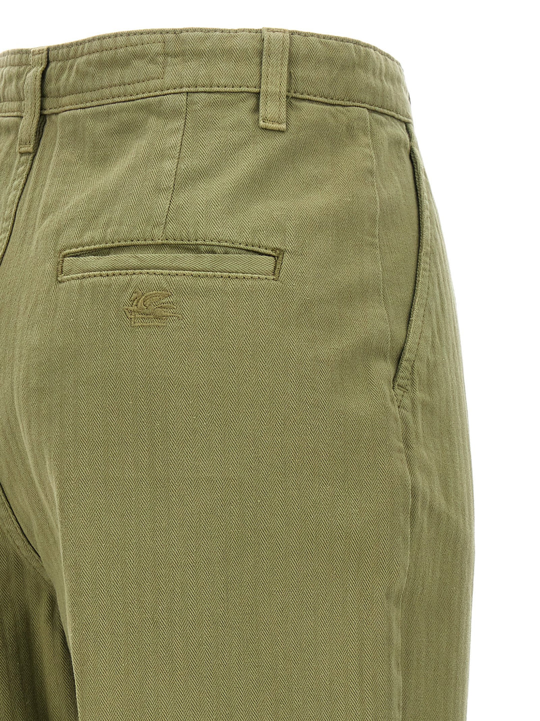 Cropped Chino Pants Green