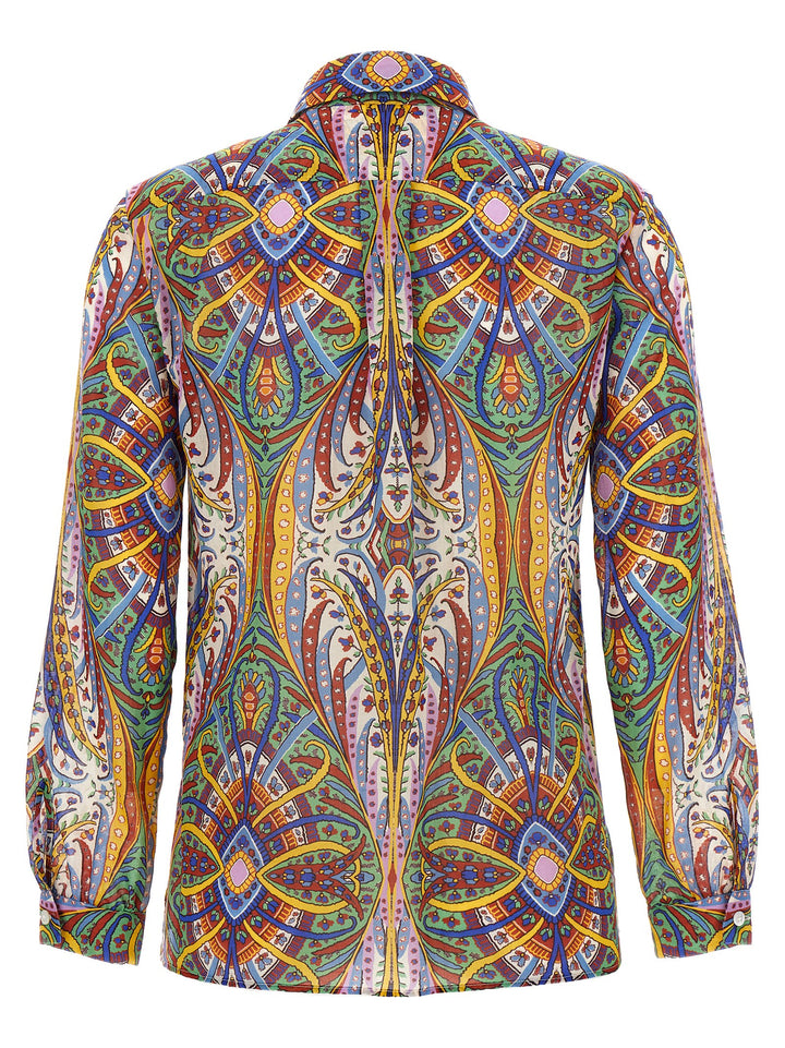 Patterned Shirt Shirt, Blouse Multicolor