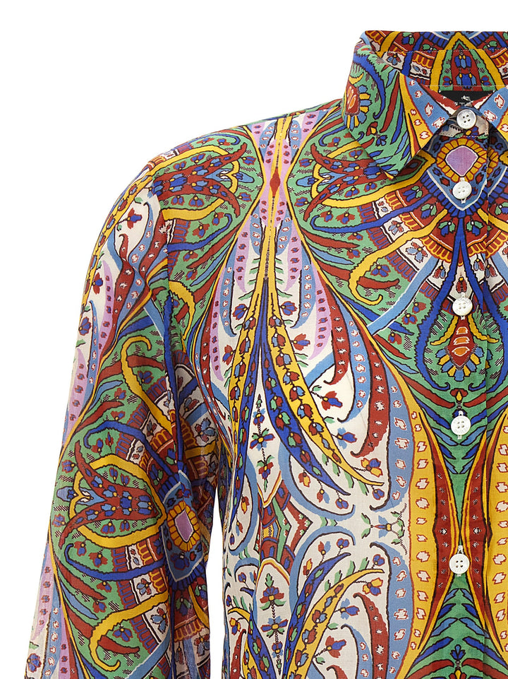 Patterned Shirt Shirt, Blouse Multicolor