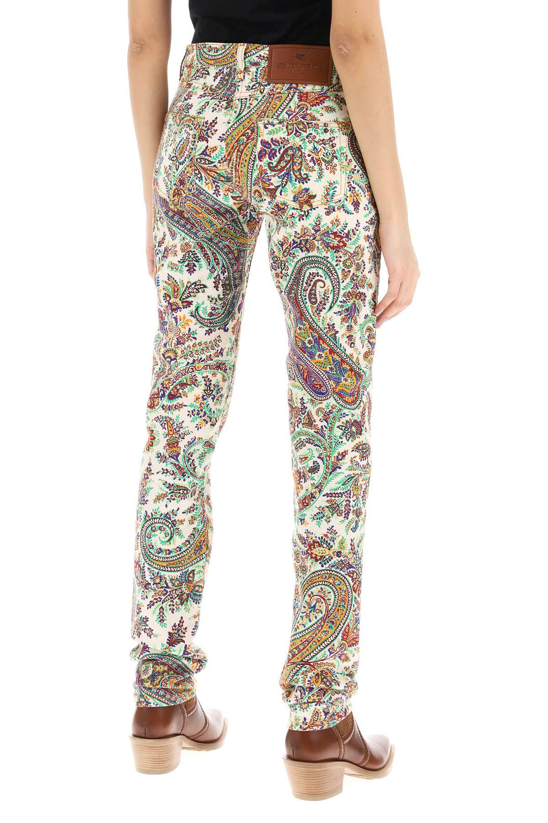 Jeans Con Motivo Paisley - Etro - Women