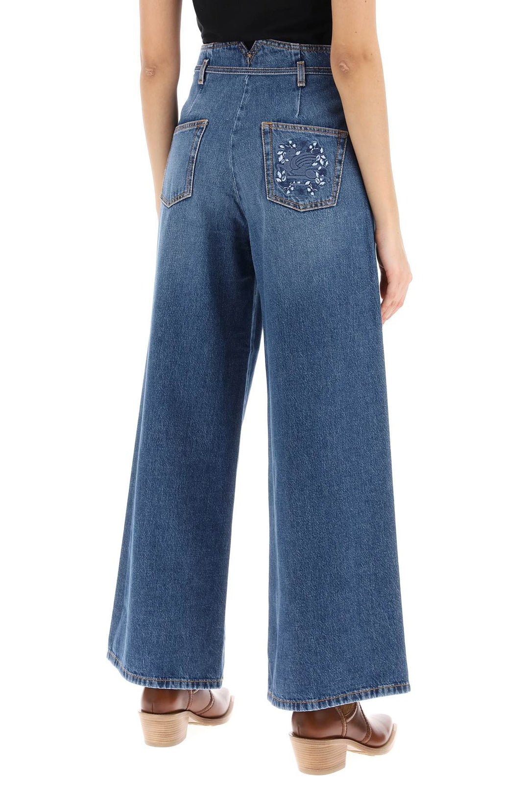 Jeans A Gamba Ampia - Etro - Women