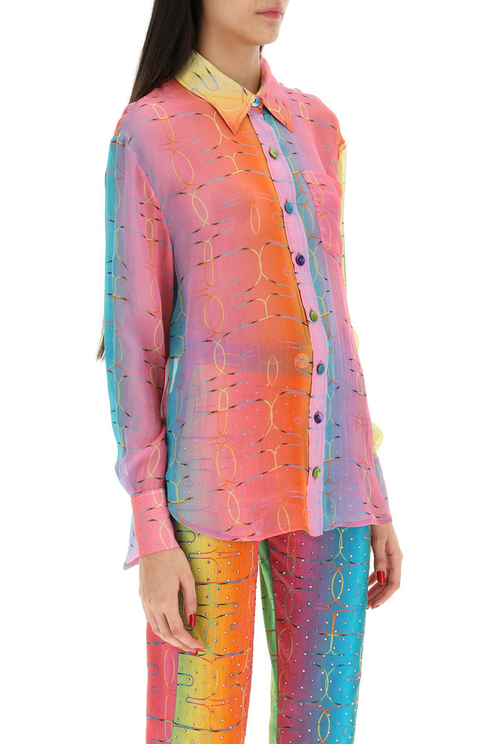 'Esme' Shirt In Silk Chiffon - Siedres - Women