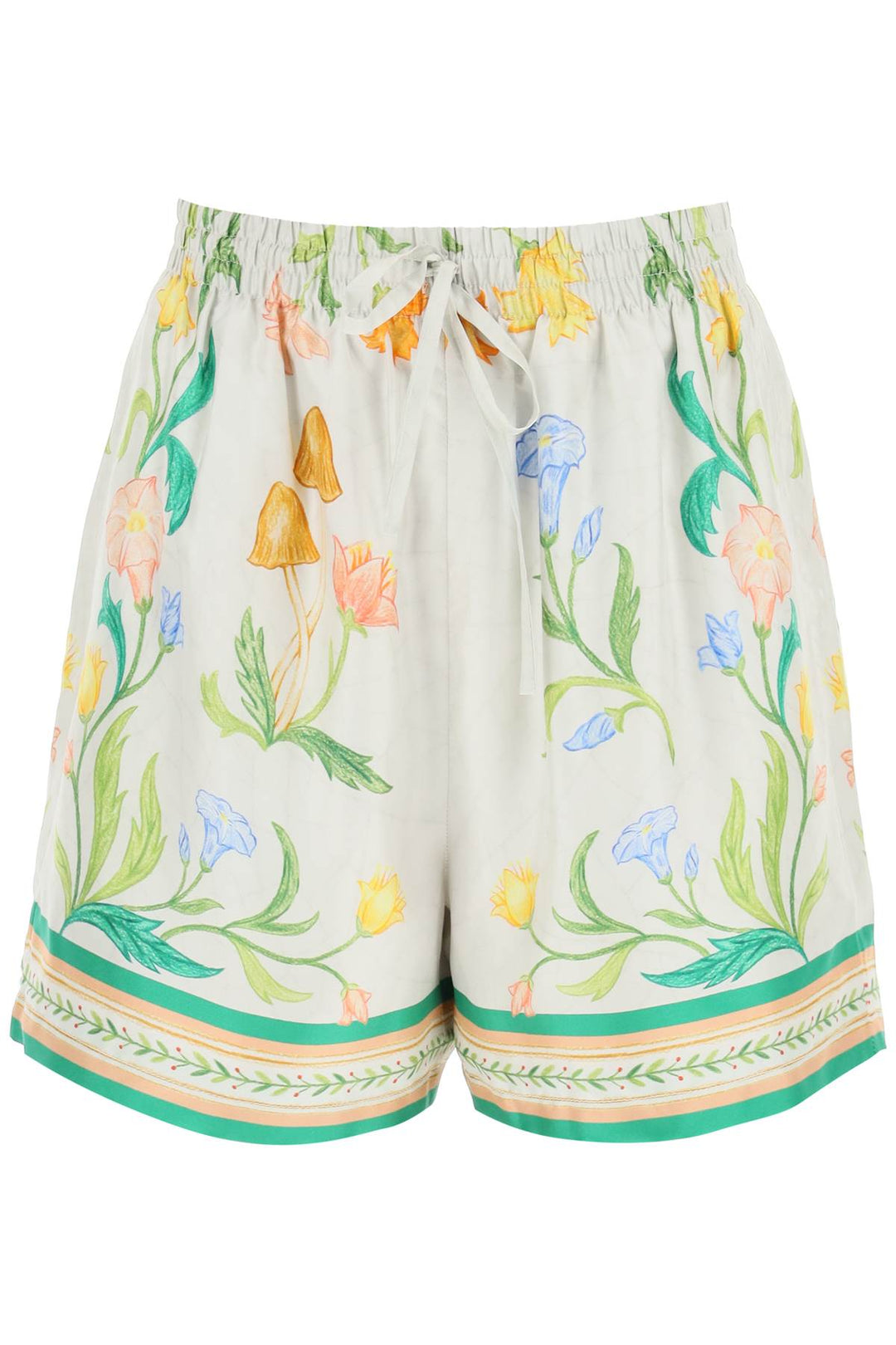 L'arche Fleurie Silk Shorts - Casablanca - Women