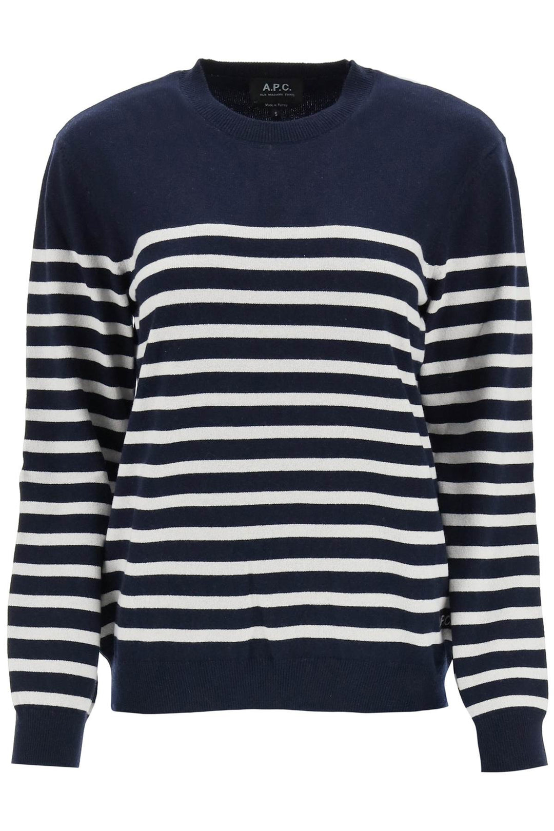 'Phoebe' Striped Cashmere And Cotton Sweater - A.P.C. - Women