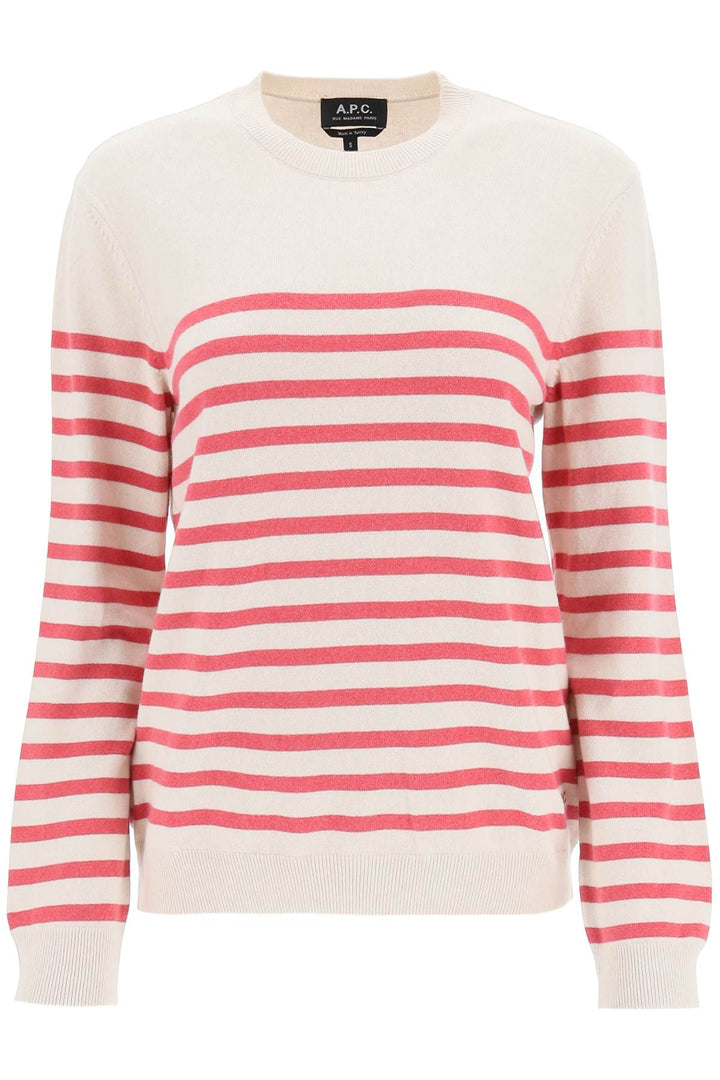 'Phoebe' Striped Cashmere And Cotton Sweater - A.P.C. - Women