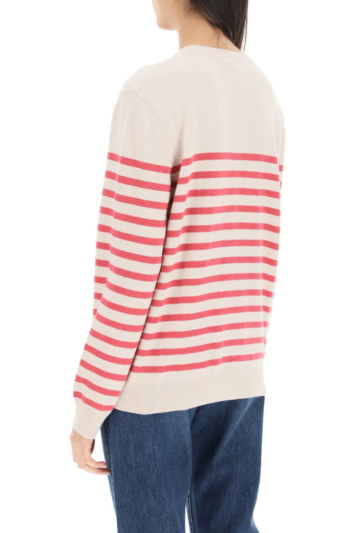 'Phoebe' Striped Cashmere And Cotton Sweater - A.P.C. - Women