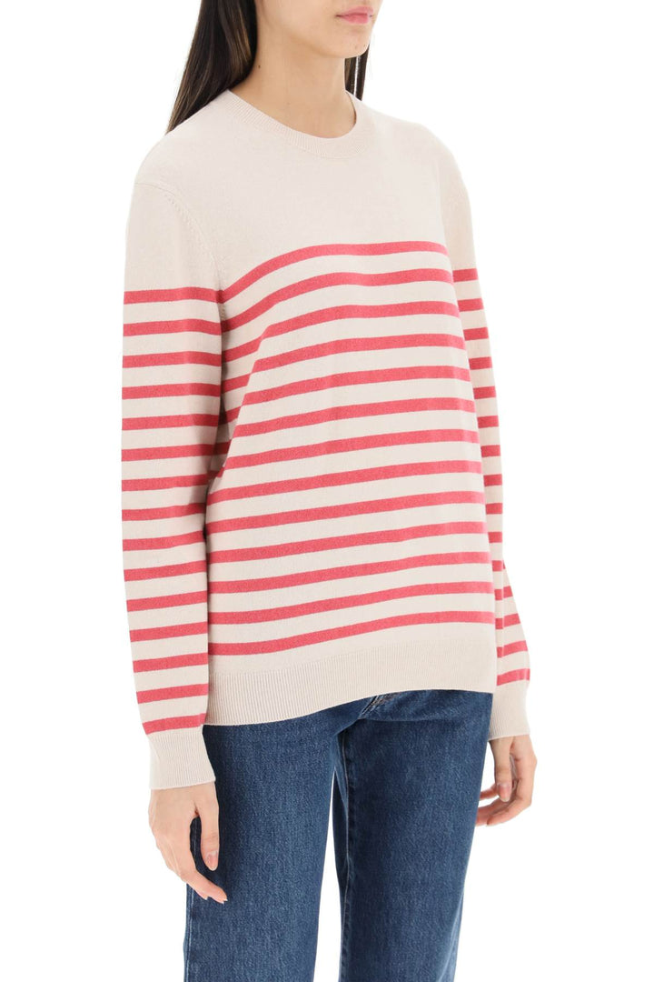 'Phoebe' Striped Cashmere And Cotton Sweater - A.P.C. - Women