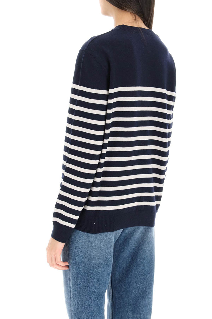 'Phoebe' Striped Cashmere And Cotton Sweater - A.P.C. - Women