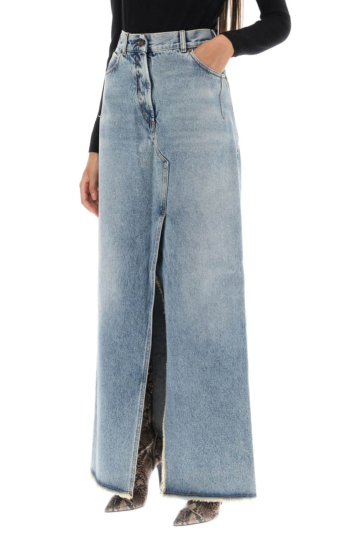 Emma Denim Column Skirt - Darkpark - Women