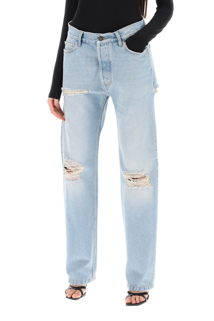 Naomi Jeans With Rips And Cut Outs - Darkpark - Women