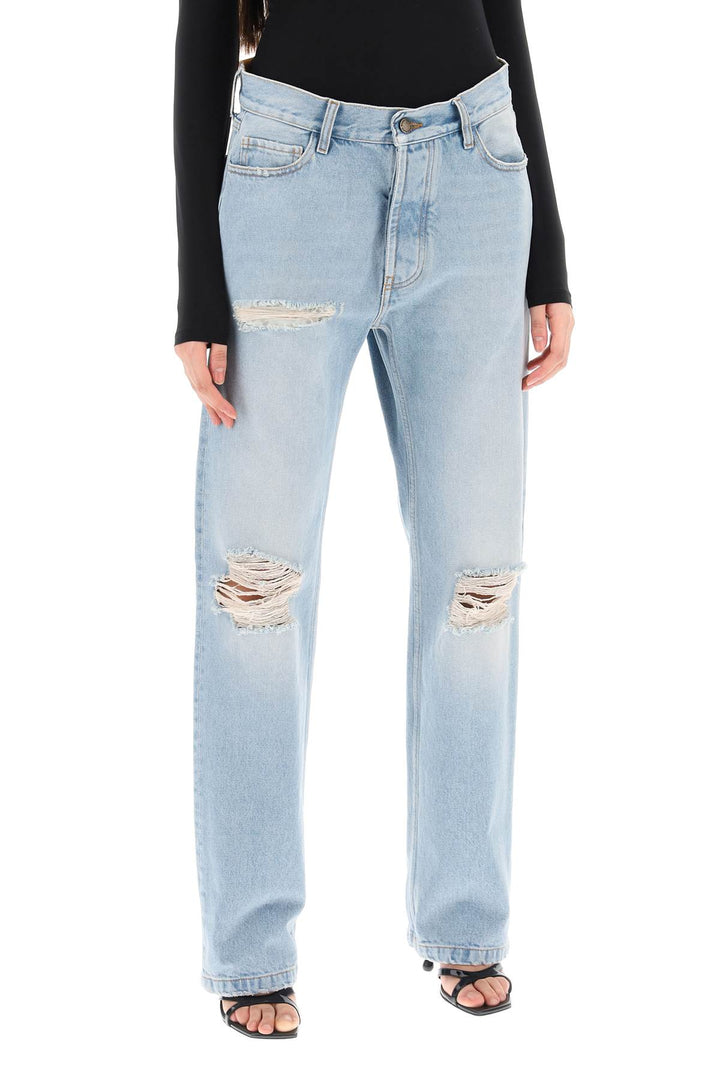 Naomi Jeans With Rips And Cut Outs - Darkpark - Women