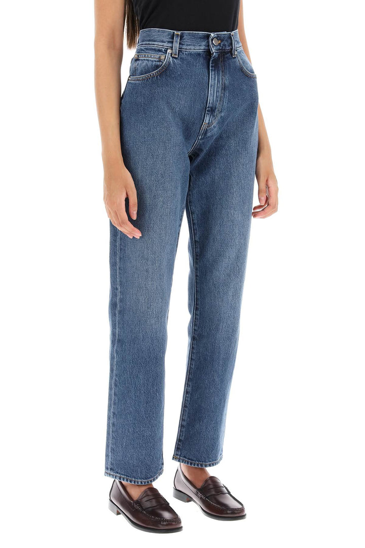 Cropped Straight Cut Jeans - Loulou Studio - Women