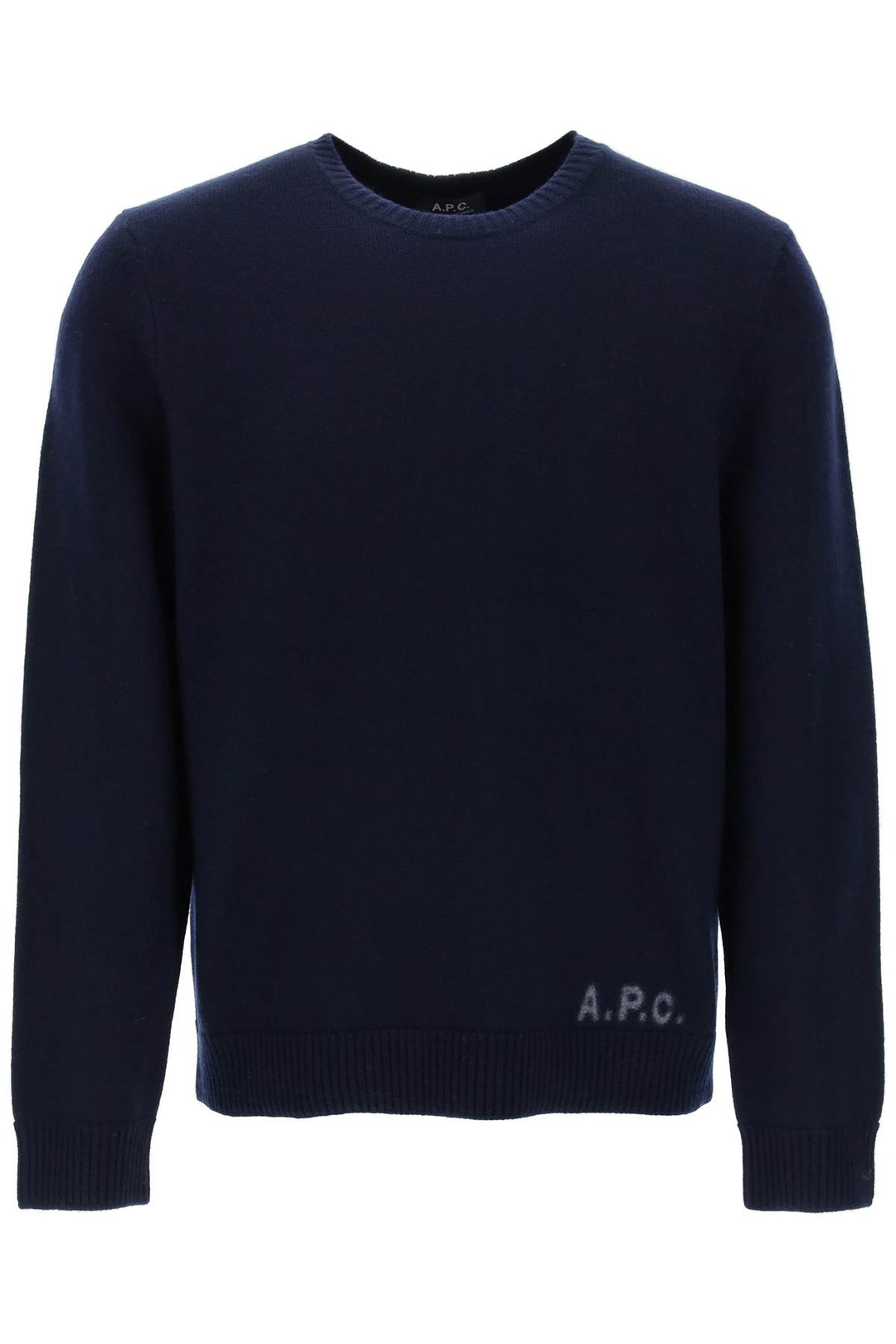 'Edward' Sweater With Logo Inlay - A.P.C. - Men