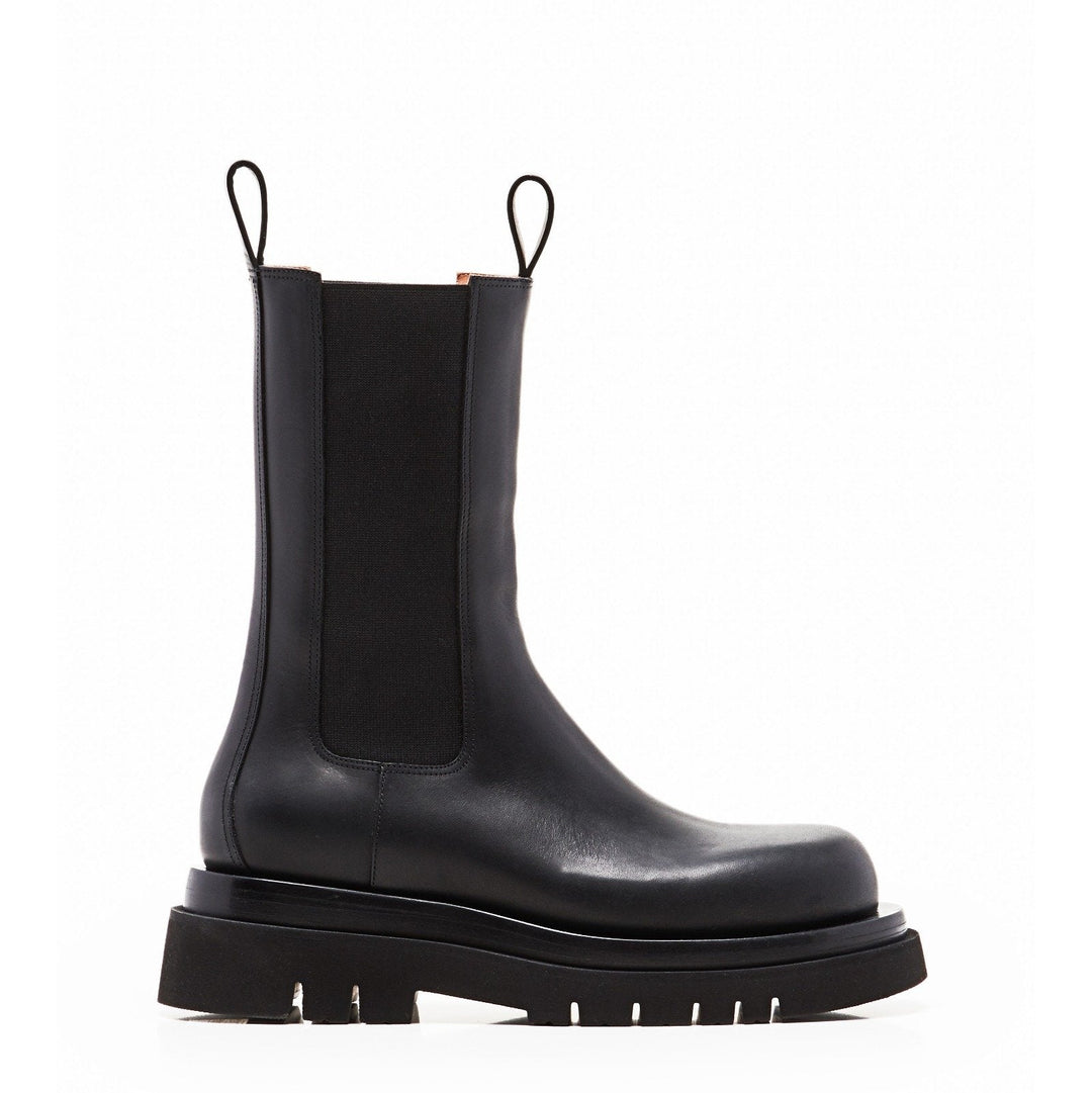 Black The Lug Boots Bottega Veneta