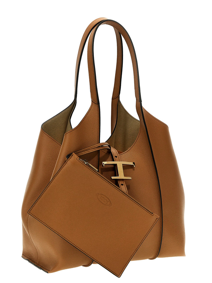 T Timeless Tote Bag Brown