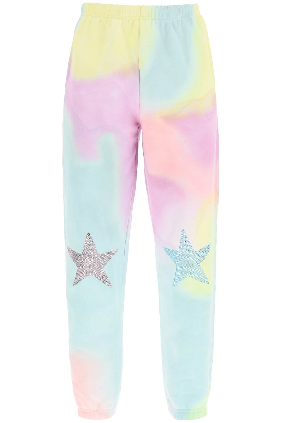 'Scholastic' Tie Dye Jogger Pants With Rhinestones - Collina Strada - Women