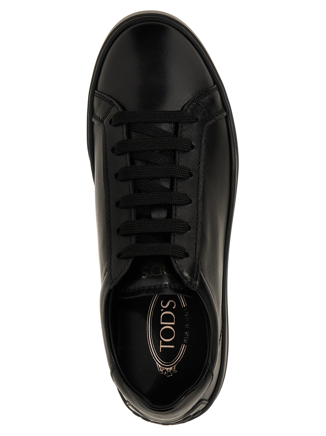 Tod'S Leather Sneakers - Black | dbec106bca775660b60d41371f66e169aa895912
