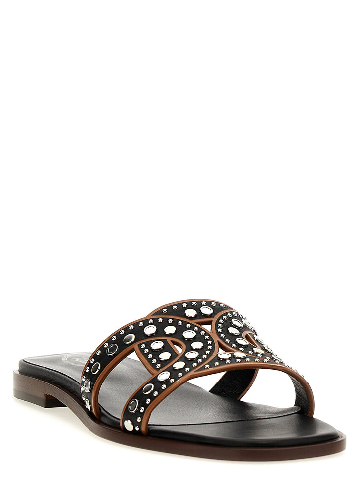 Maxi Catena Sandals Black