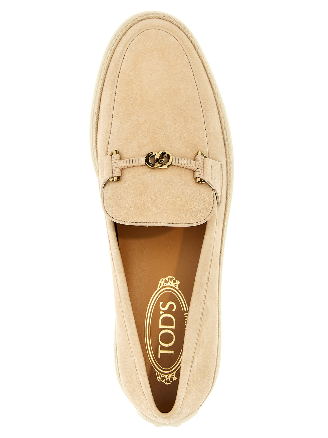 Suede Loafers Beige