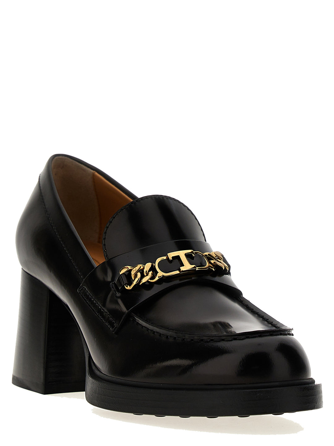 T Chain Detail Pumps Black