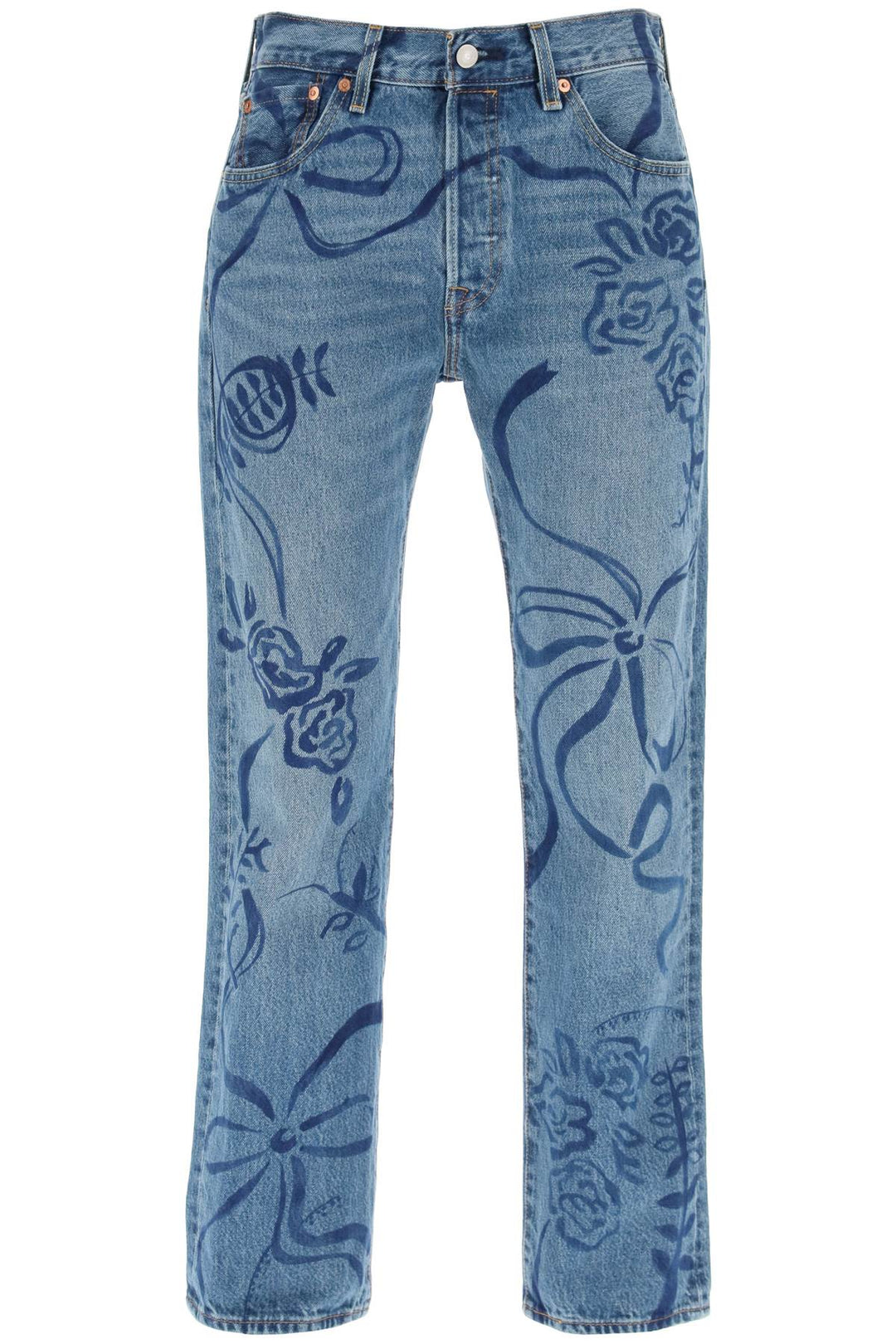 Upcycled Levi's 501's In Laurel Ashleigh Floral - Collina Strada - Women