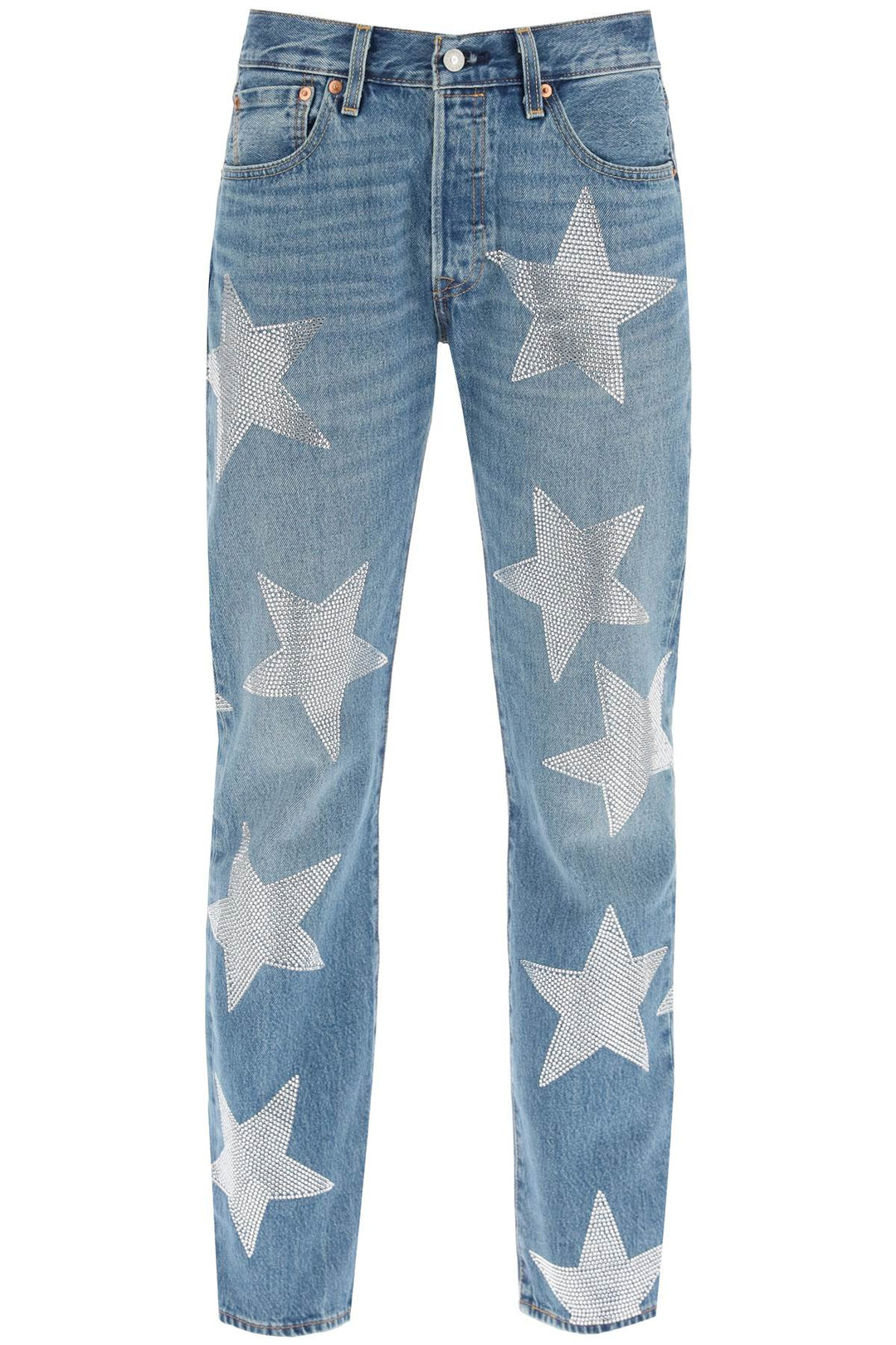 'Rhinestone Star' Jeans X Levis - Collina Strada - Women