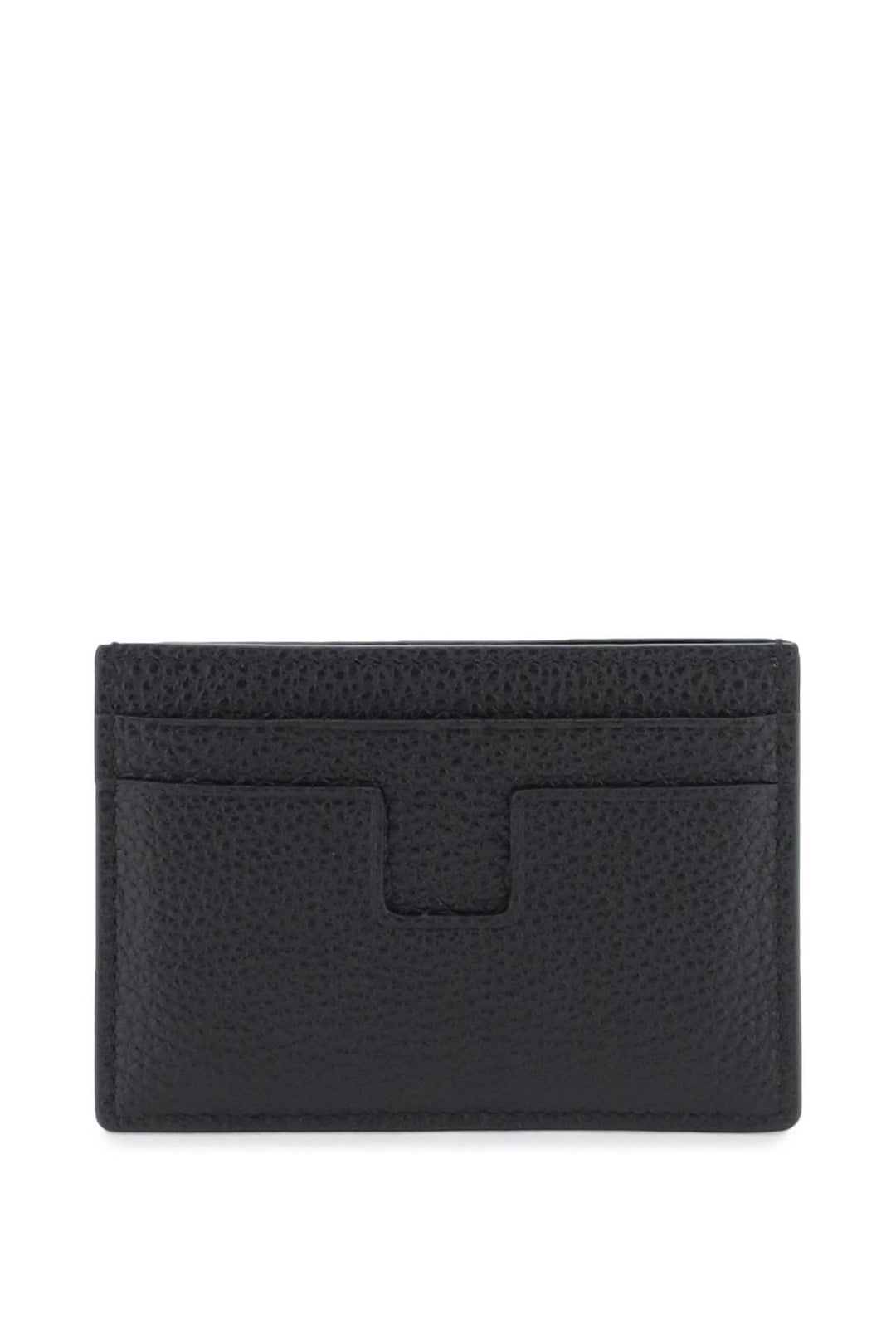 Grained Leather Card Holder - Tom Ford - Men