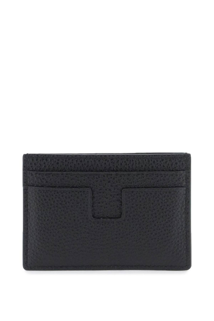 Grained Leather Card Holder - Tom Ford - Men