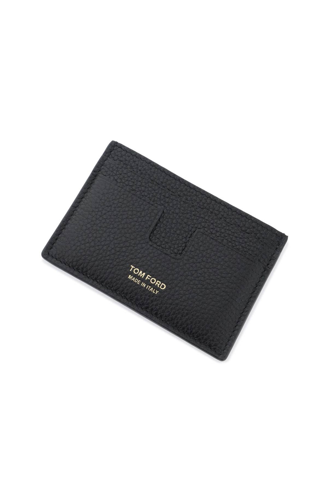 Grained Leather Card Holder - Tom Ford - Men