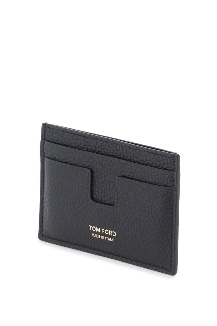 Grained Leather Card Holder - Tom Ford - Men