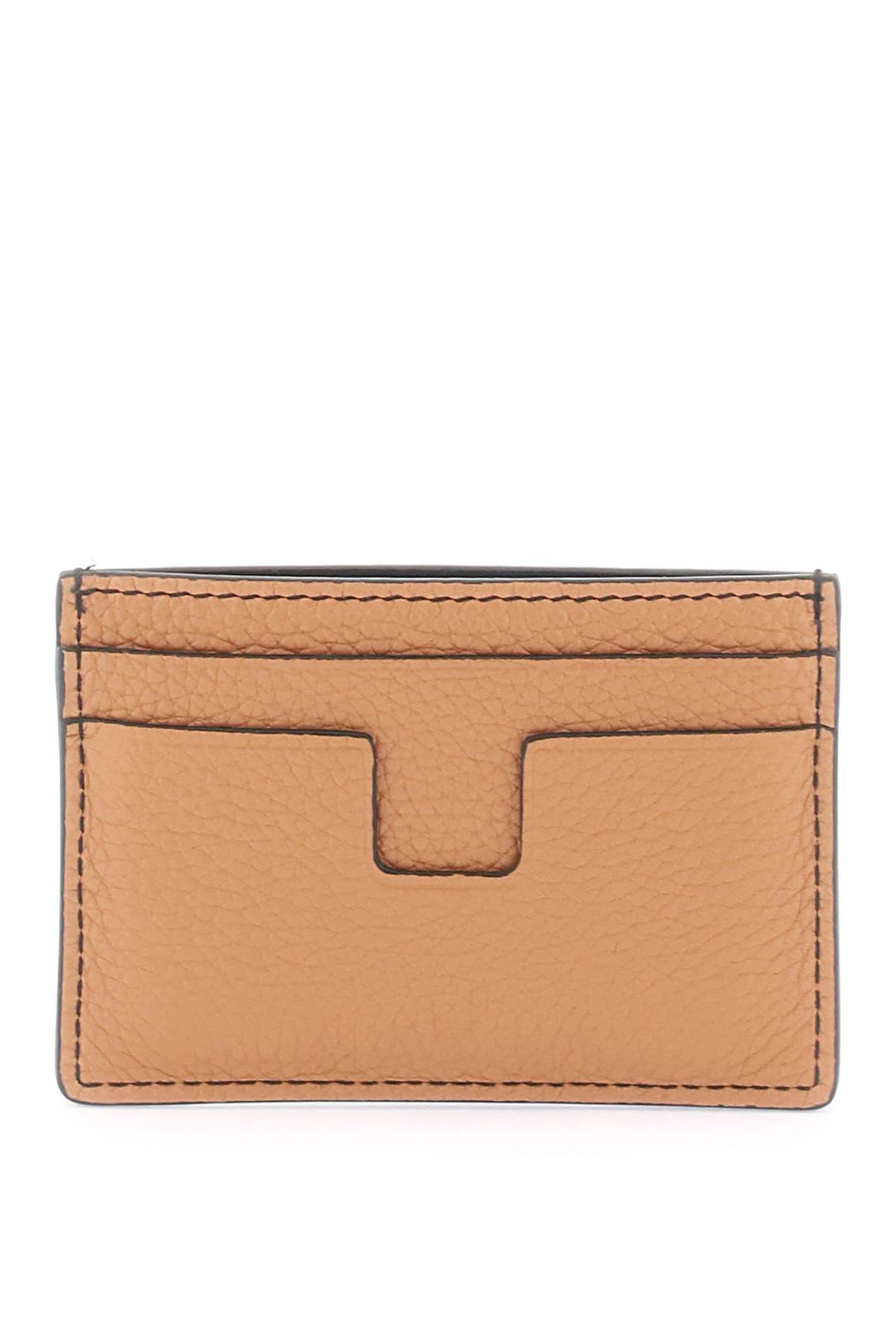 Grained Leather Card Holder - Tom Ford - Men