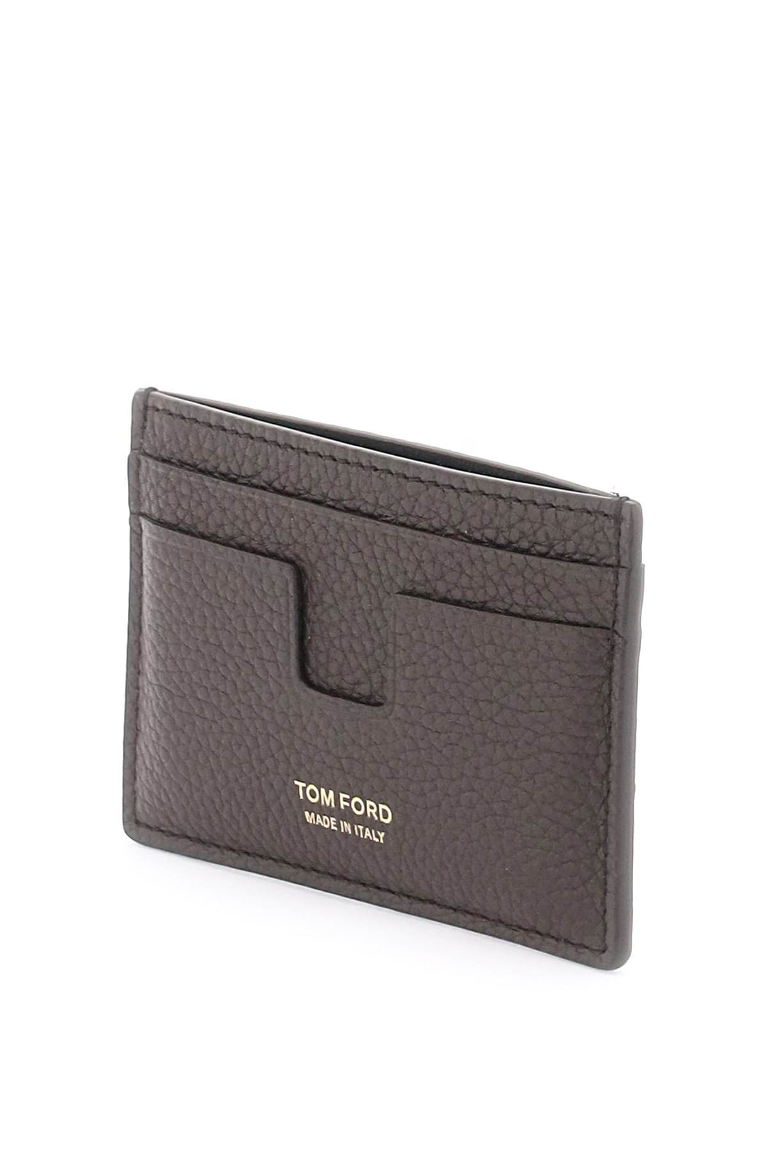 Grained Leather Card Holder - Tom Ford - Men