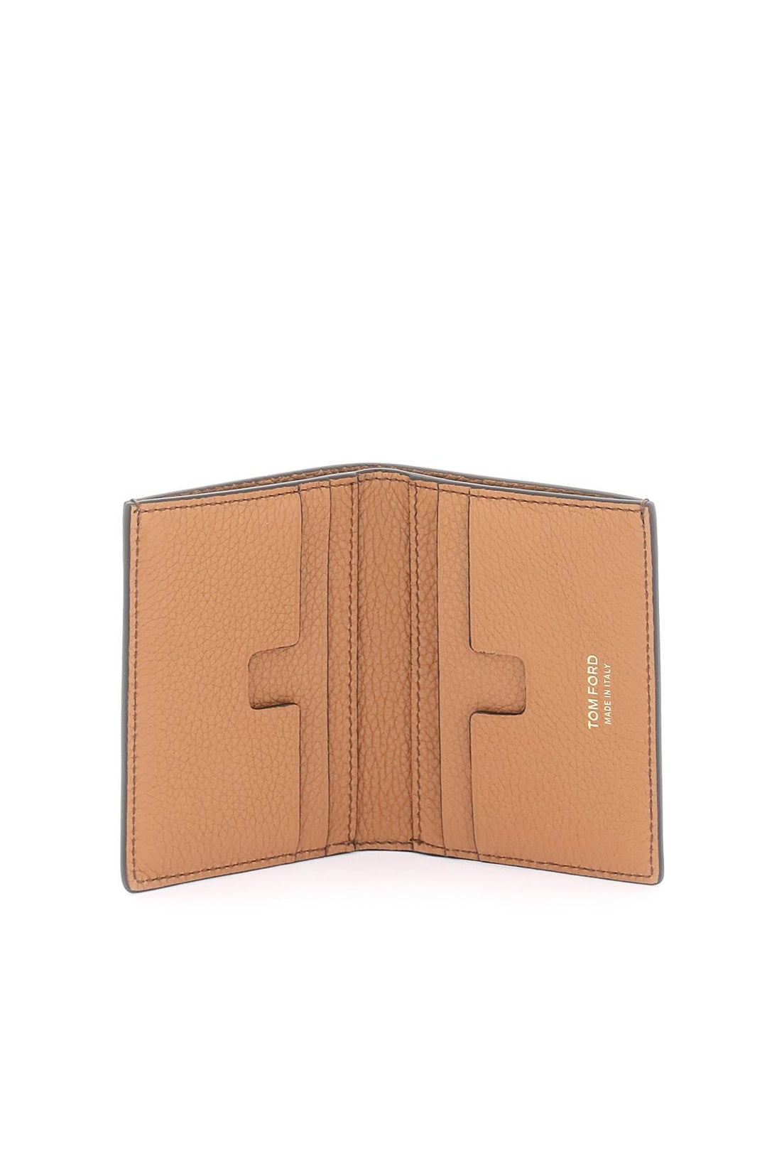 Grained Leather Card Holder - Tom Ford - Men