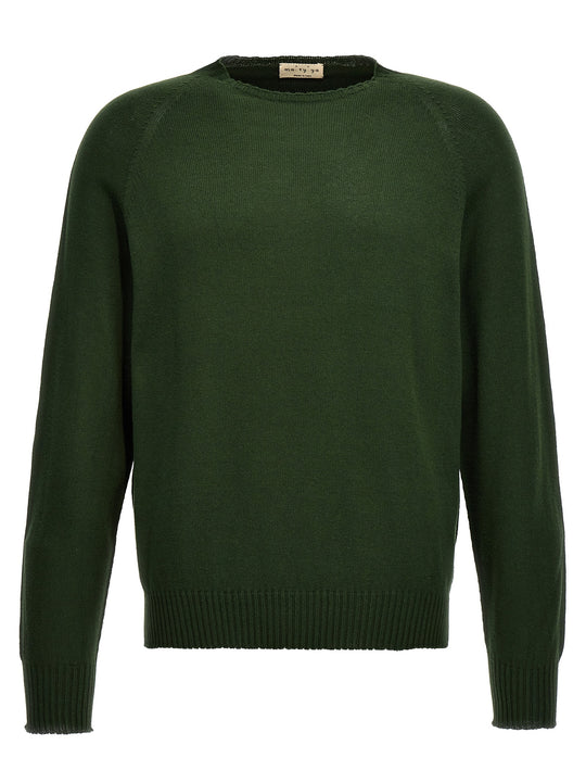 Crew-Neck Sweater Sweaters And Cardigans Green