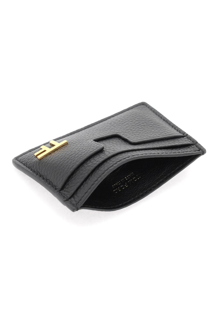 Grained Leather Card Holder - Tom Ford - Men