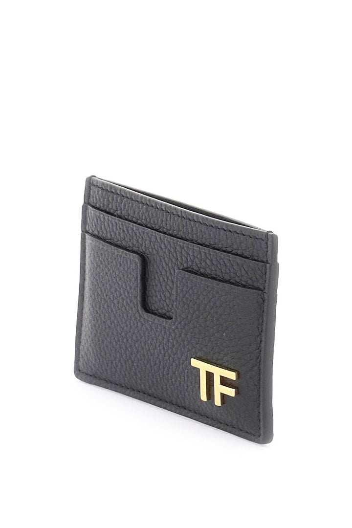 Grained Leather Card Holder - Tom Ford - Men