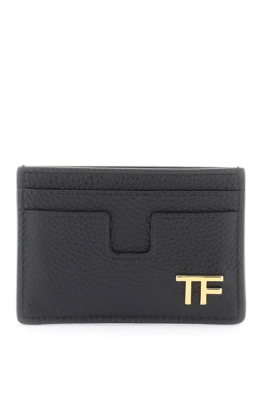 Grained Leather Card Holder - Tom Ford - Men