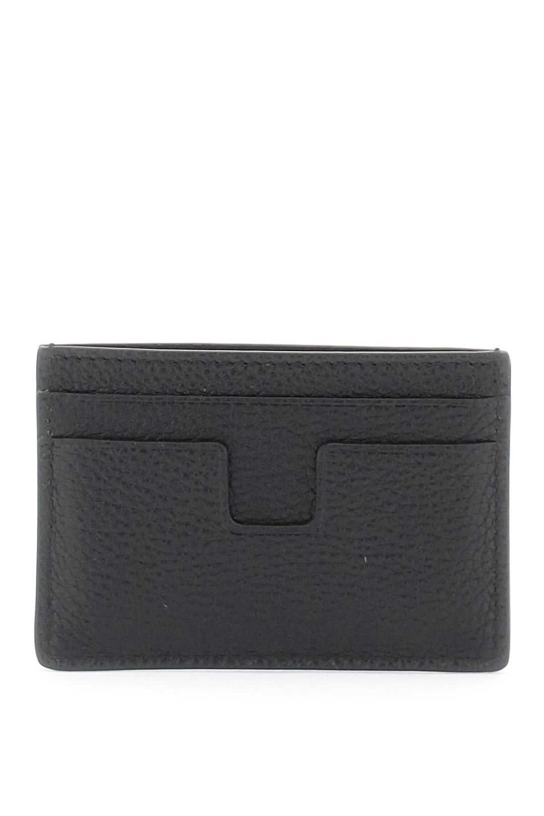 Grained Leather Card Holder - Tom Ford - Men