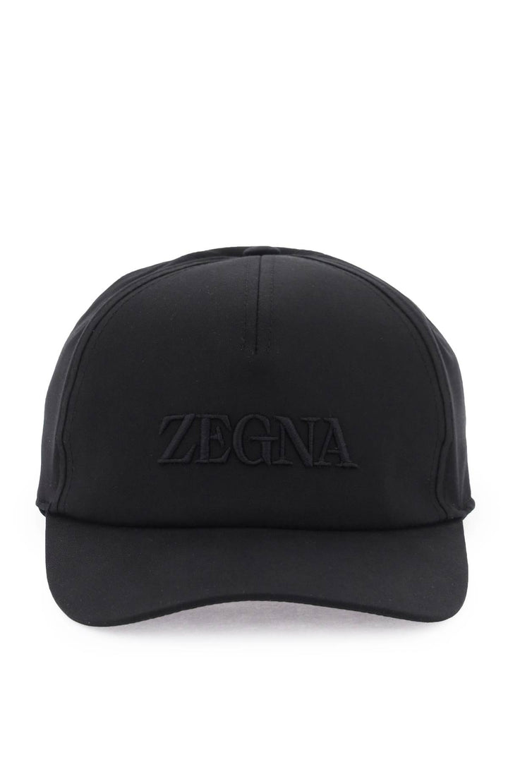 Baseball Cap With Logo Embroidery - Zegna - Men