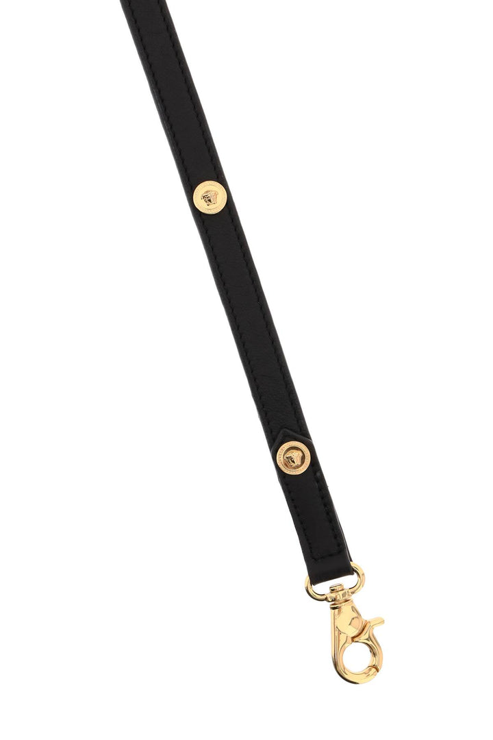 Leather Leash With Medusa Studs - Versace - CLT