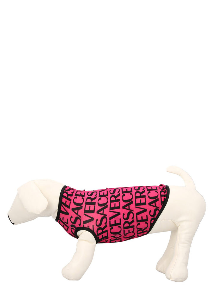 Logo Print Dog T-Shirt Pets Accesories Fuchsia