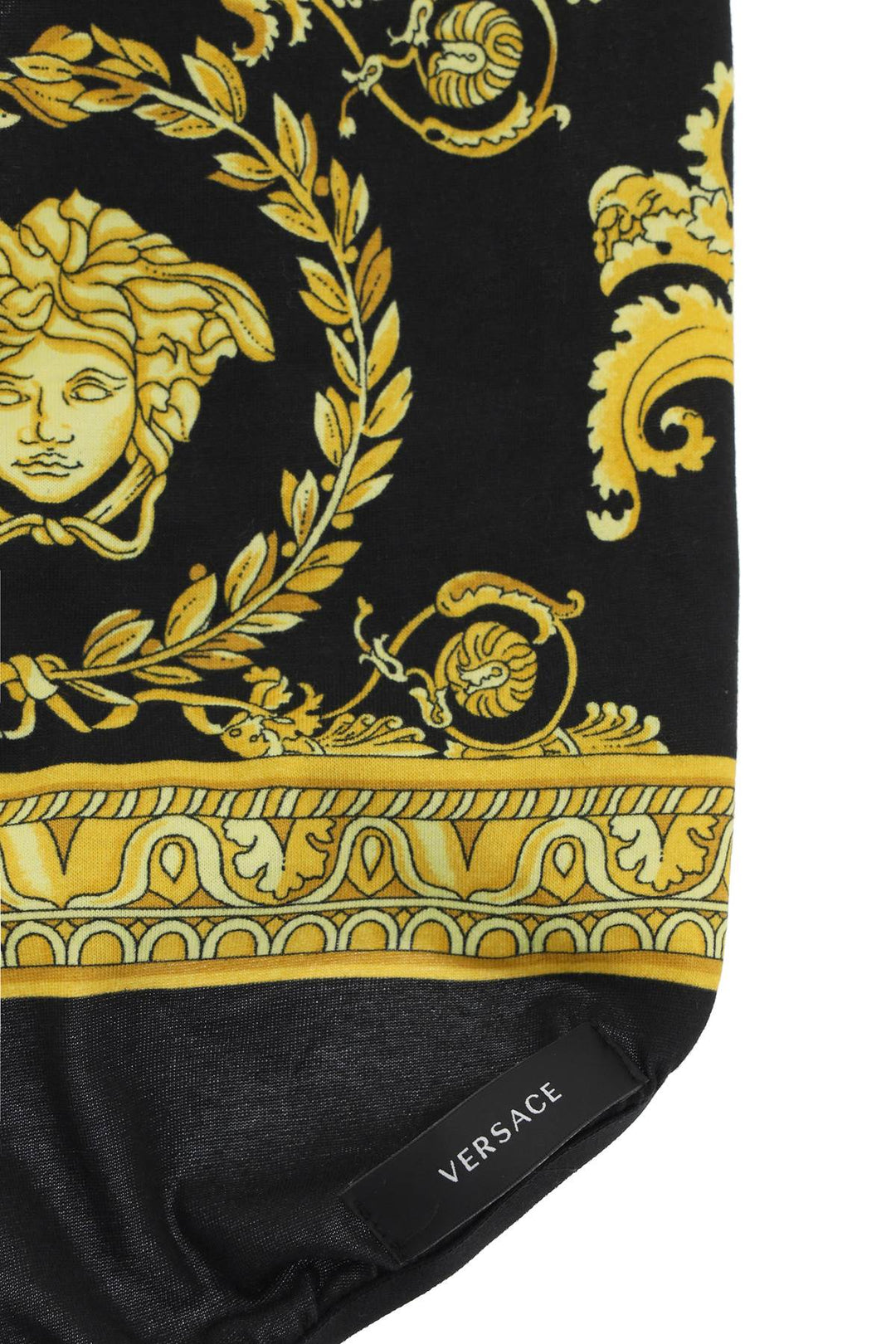 'Crete De Fleur' Print Pet T Shirt - Versace - CLT