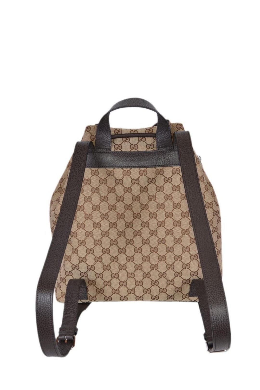 GG supreme backpack in brown canvas