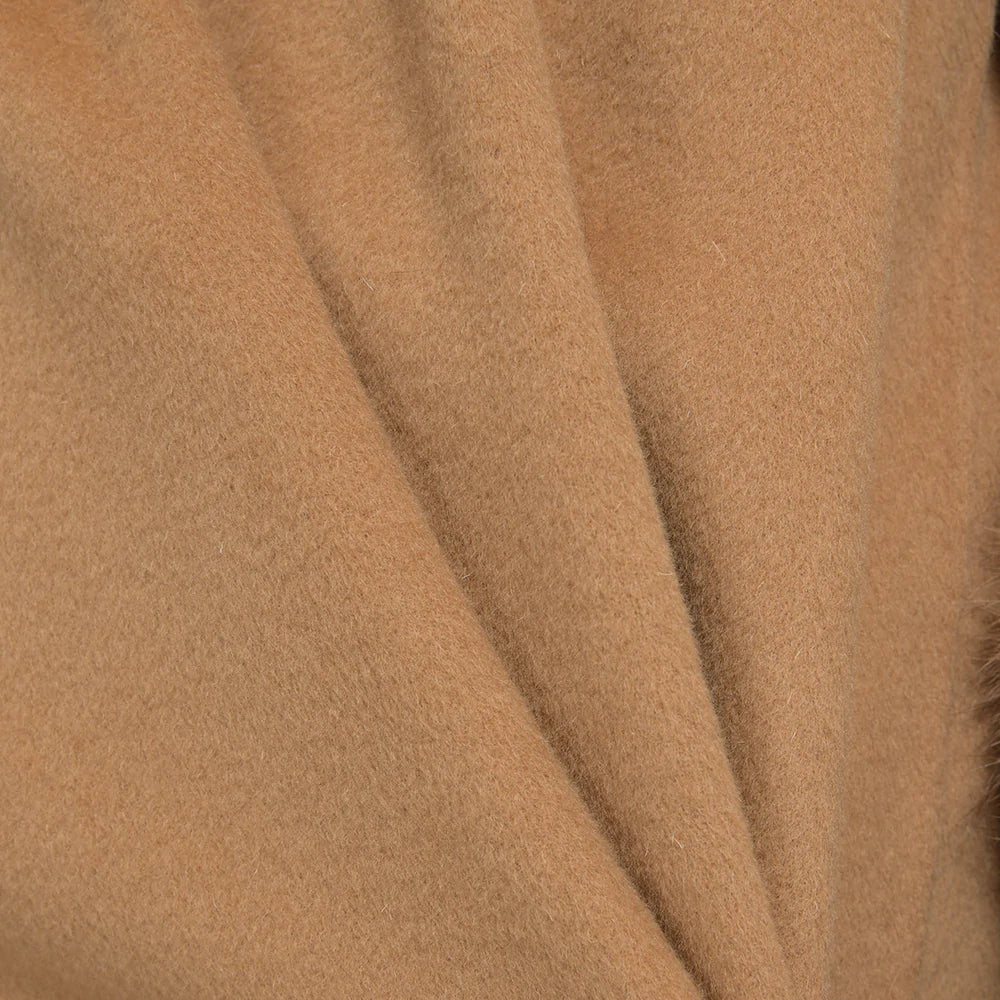 Coat Chic Camel Mixed Cashmere