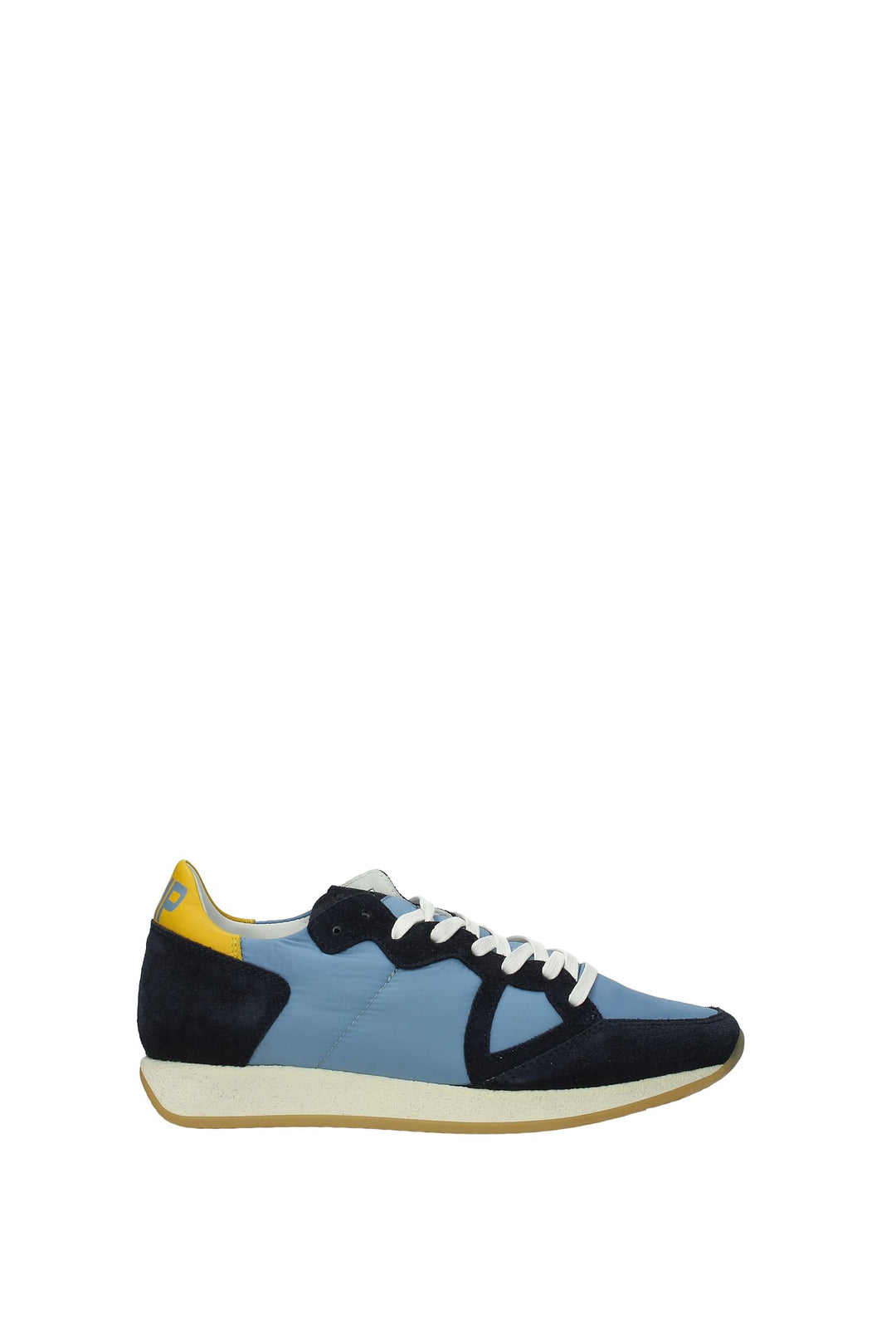 Sneakers Suede Blue Steel Blue - Philippe Model - Women