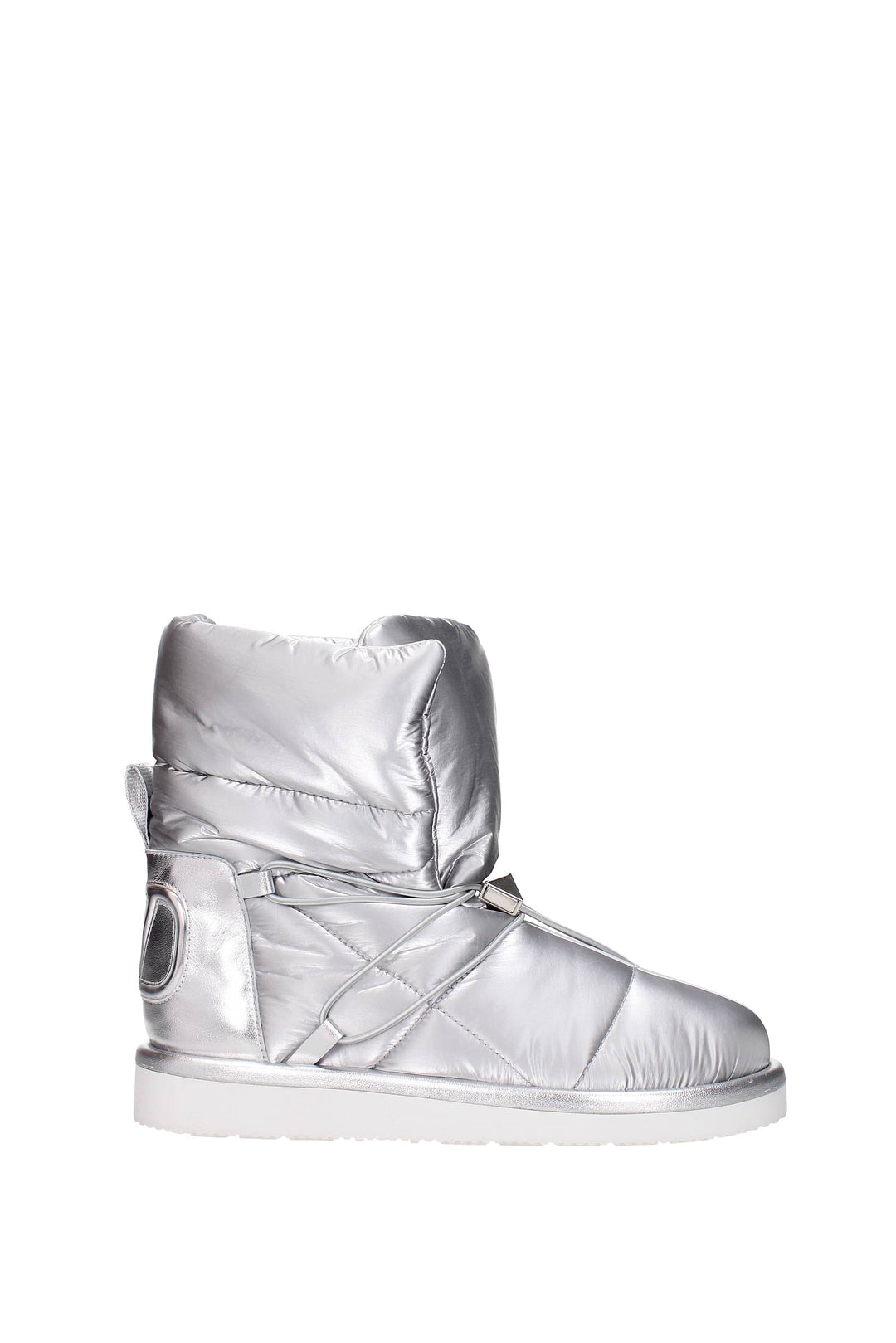 Ankle Boots Fabric Silver - Valentino Garavani - Women