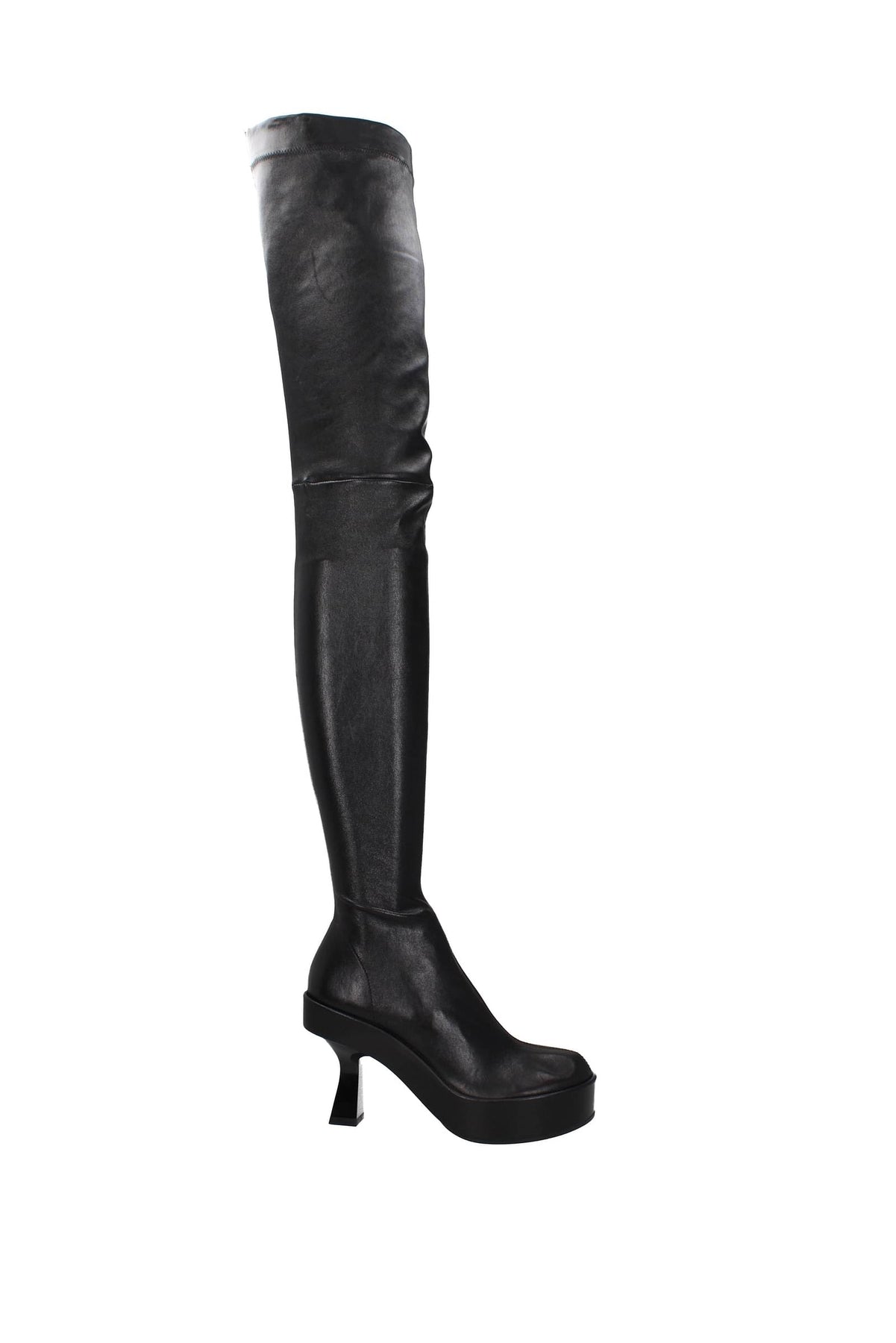 VERSACE BOOTS LEATHER BLACK