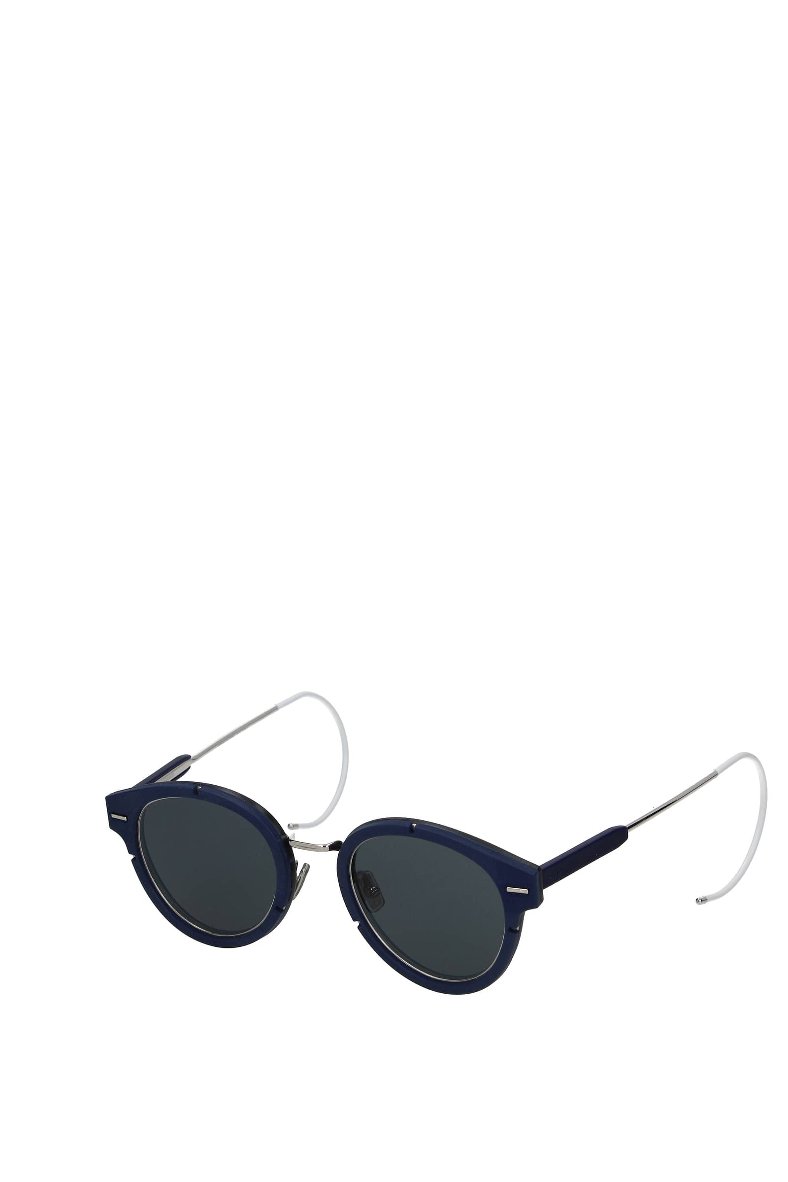 Sunglasses Rubber Blue White - Christian Dior - Men